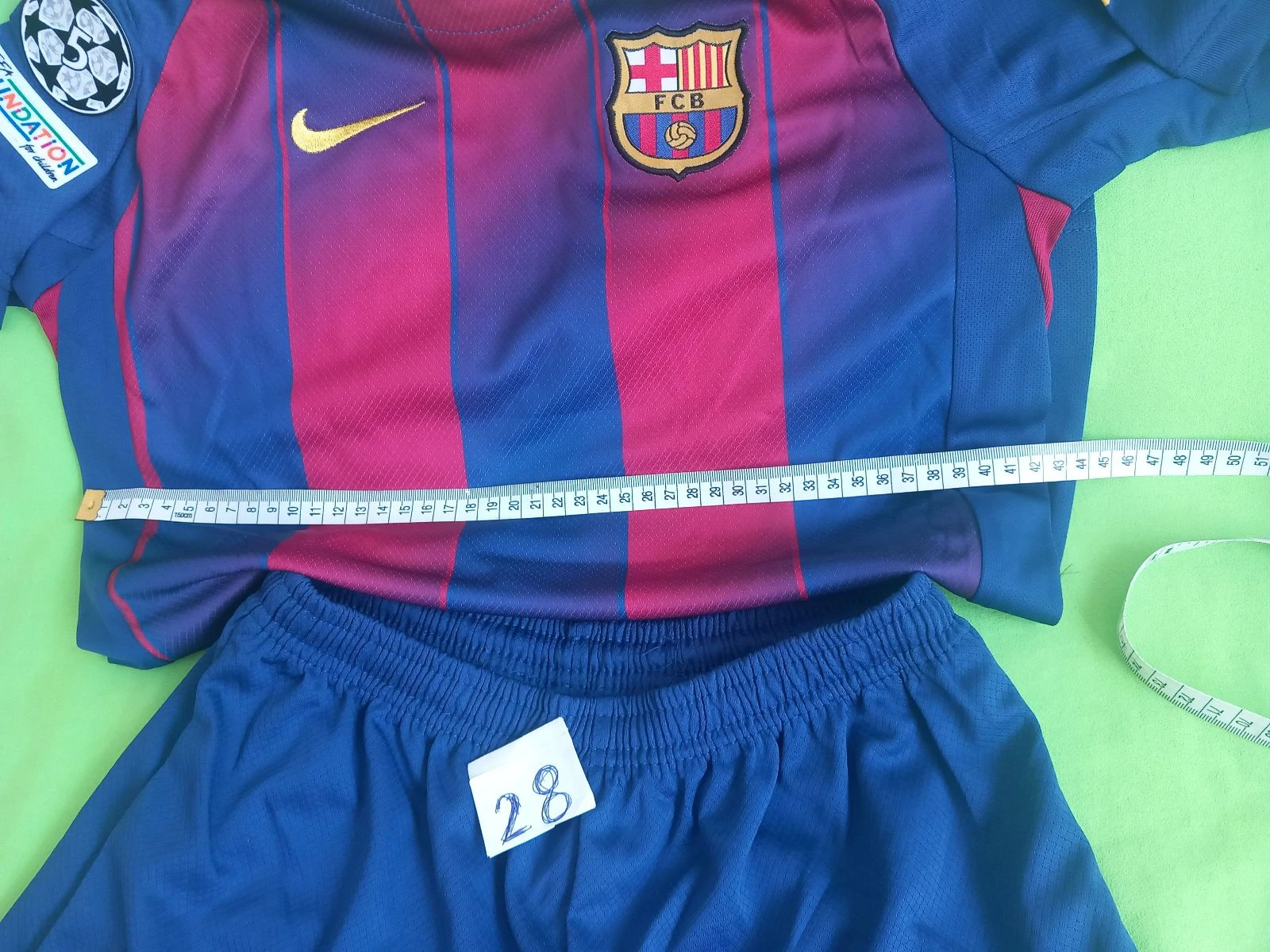 Conjunto fútbol Raphinha, talla 28 (12-13 años), 140 cm aprox  – photo 6